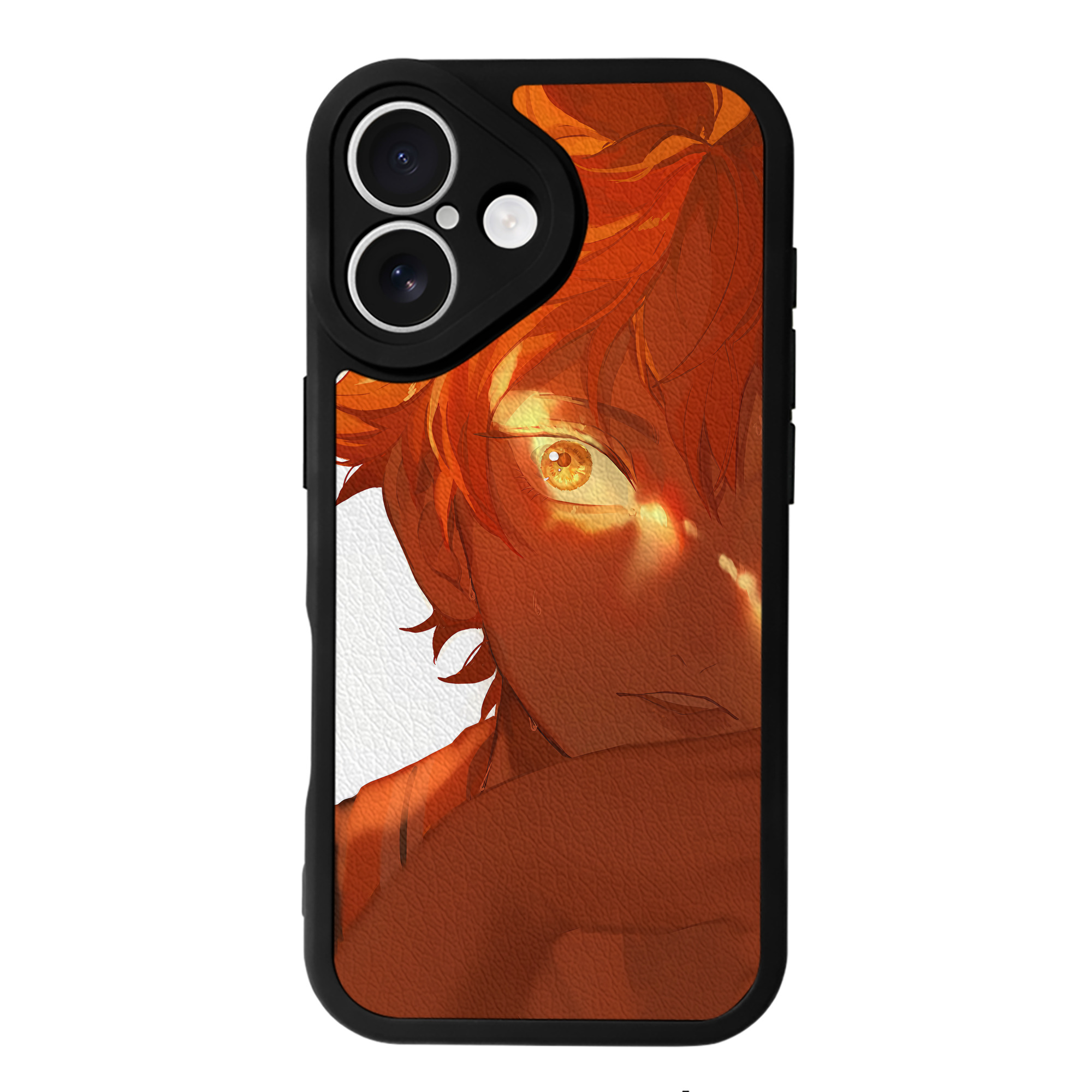（画像用） ハイキュー!! Haikyu!! 【iPhone 16シリーズ対応】シリコンスマホケース（レザー調） 材質：シリコン
